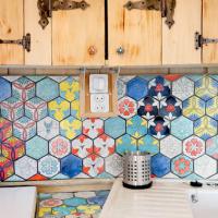 Création des carreaux en Raku de la cuisine