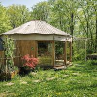 Entrée de la caben en bois